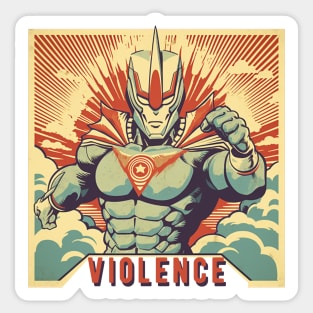 Ultraman Super Hero Parody Fanart Sticker